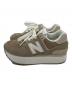 NEW BALANCE (ニューバランス) WL574ZSM LIGHT BROWN ベージュ サイズ:23.5cm：4000円