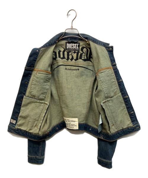 DIESEL（ディーゼル）DIESEL (ディーゼル) 刺繍デニムジャケット BREGANGELES インディゴ サイズ:Sの古着・服飾アイテム