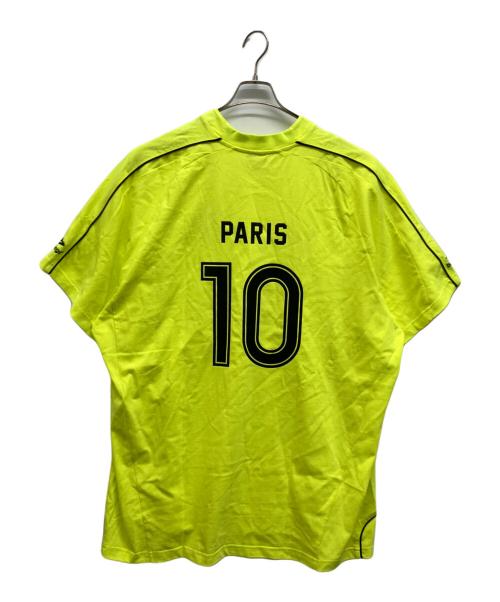 BALENCIAGA（バレンシアガ）BALENCIAGA (バレンシアガ) PARIS SOCCER オーバーサイズ Tシャツ グリーン サイズ:4の古着・服飾アイテム