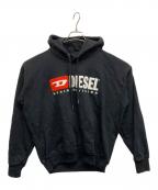 DIESELディーゼル）の古着「S-DIVISION SWEAT HOODIE」｜ブラック