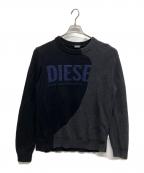 DIESELディーゼル）の古着「K-HALF KNIT」｜ブラック