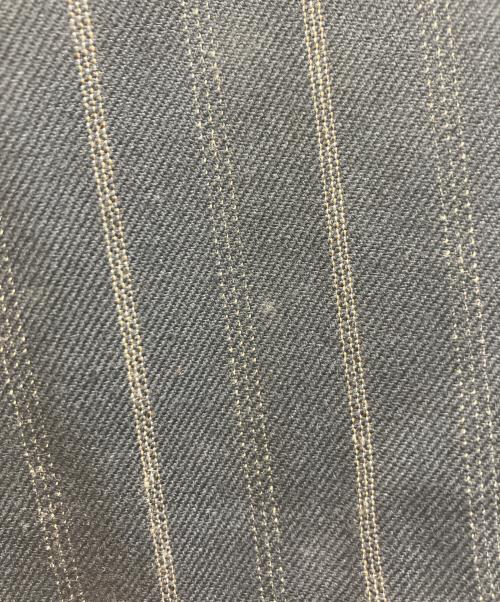 RALPH LAUREN（ラルフローレン）RALPH LAUREN (ラルフローレン) ストライプダブルジャケット ブラック サイズ:7号の古着・服飾アイテム
