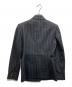 RALPH LAUREN (ラルフローレン) ストライプダブルジャケット ブラック サイズ:7号：5000円