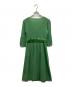 VIVIENNE TAM (ヴィヴィアンタム) パワーネットフラワーエンブロイダリーワンピース グリーン サイズ:XS：8000円