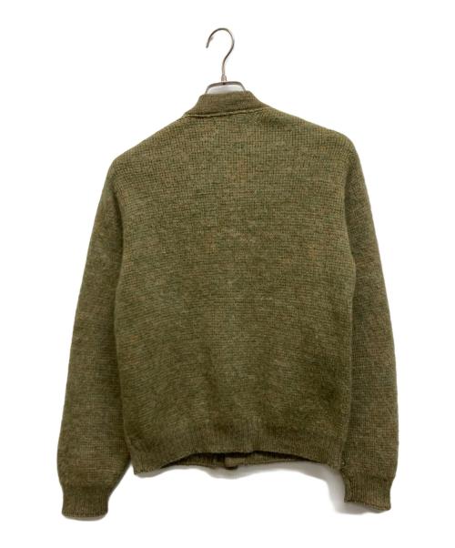 PURITAN（ピューリタン）PURITAN (ピューリタン) 60's ヴィンテージメタルボタンモヘア混カーディガン グリーン サイズ:38の古着・服飾アイテム