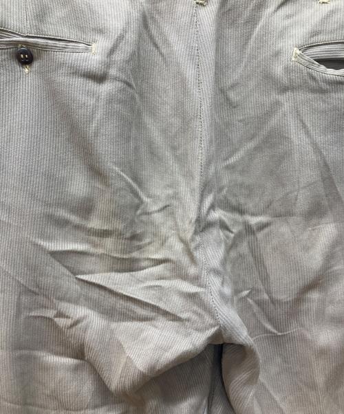-（-）- (-) ヴィンテージコットンピケスラックス ベージュ サイズ:記載なしの古着・服飾アイテム