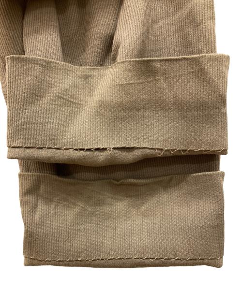 -（-）- (-) ヴィンテージコットンピケスラックス ベージュ サイズ:記載なしの古着・服飾アイテム