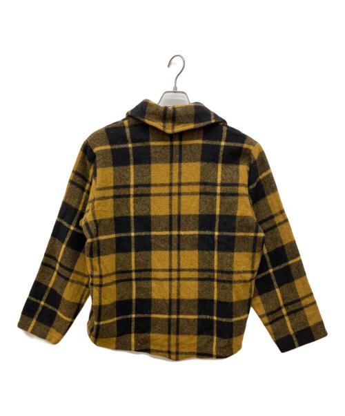 WOOLRICH（ウールリッチ）WOOLRICH (ウールリッチ) 50'sウールプルオーバーシャツ イエロー サイズ:Ｍの古着・服飾アイテム