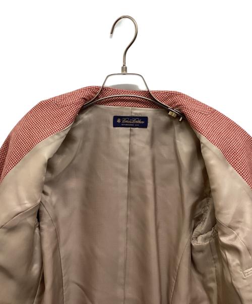 BROOKS BROTHERS（ブルックスブラザーズ）BROOKS BROTHERS (ブルックスブラザーズ) 千鳥格子ダブルセットアップ レッドの古着・服飾アイテム