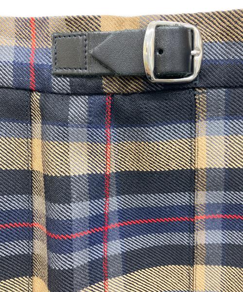 O'NEIL OF DUBLIN（オニールオブダブリン）O'NEIL OF DUBLIN (オニールオブダブリン) チェックキルトスカート ブラウン サイズ:SIZE M (US 6の古着・服飾アイテム