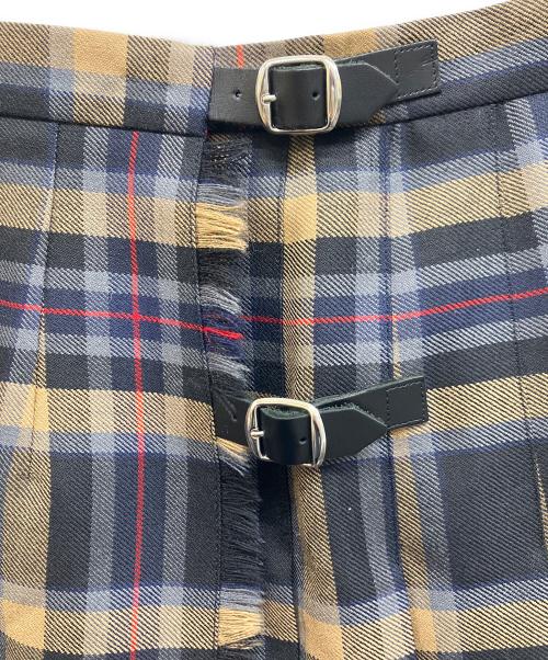 O'NEIL OF DUBLIN（オニールオブダブリン）O'NEIL OF DUBLIN (オニールオブダブリン) チェックキルトスカート ブラウン サイズ:SIZE M (US 6の古着・服飾アイテム
