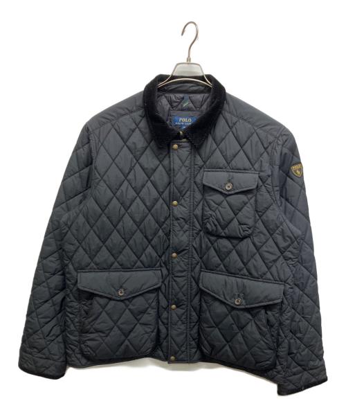 POLO RALPH LAUREN（ポロ・ラルフローレン）POLO RALPH LAUREN (ポロ・ラルフローレン) キルティングジャケット ブラック サイズ:XXLの古着・服飾アイテム