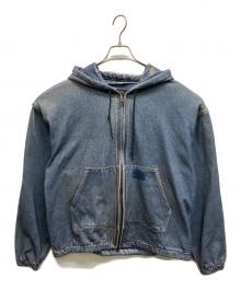 BEAMS（ビームス）の古着「モック プリント フーディ」｜インディゴ