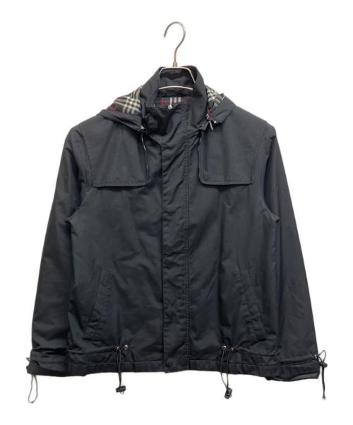 BURBERRY BLACK LABEL（バーバリーブラックレーベル）BURBERRY BLACK LABEL (バーバリーブラックレーベル) フーデッドジャケット ブラック サイズ:Mの古着・服飾アイテム
