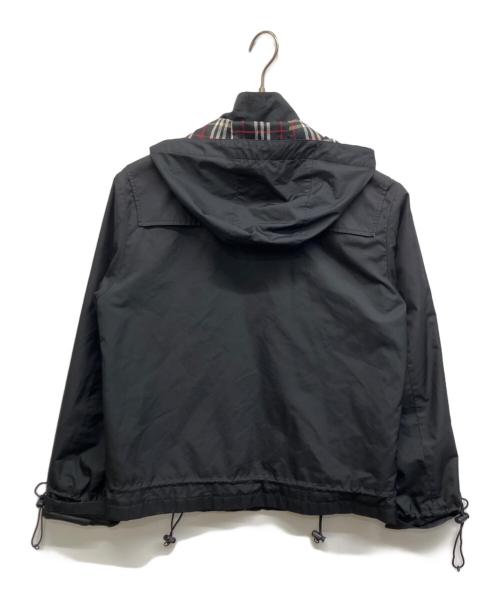 BURBERRY BLACK LABEL（バーバリーブラックレーベル）BURBERRY BLACK LABEL (バーバリーブラックレーベル) フーデッドジャケット ブラック サイズ:Mの古着・服飾アイテム