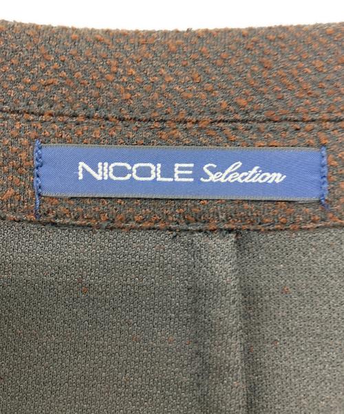 NICOLE（ニコル）NICOLE (ニコル) テーラードジャケット ブラウン サイズ:44の古着・服飾アイテム