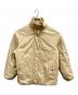 AMERI（アメリ）の古着「PASTING LIKE SYNTHETIC LEATHER JACKET」｜ベージュ