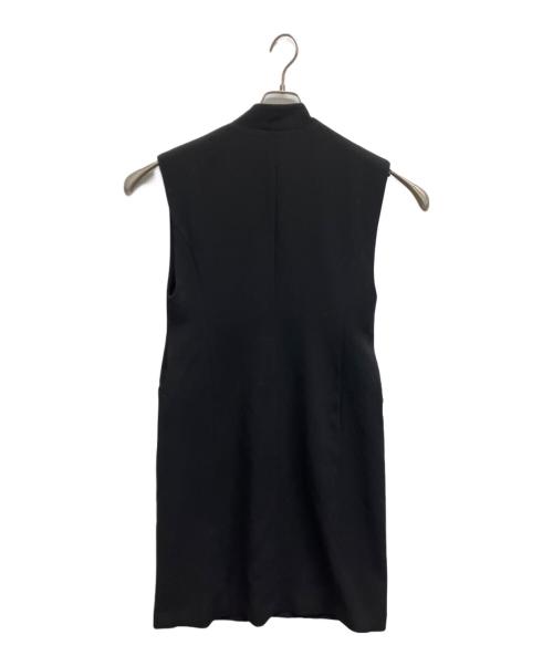 Ameri（アメリ）AMERI (アメリ) WAVE COLLAR ANGULAR VEST ブラック サイズ:Mの古着・服飾アイテム
