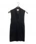 AMERI（アメリ）の古着「WAVE COLLAR ANGULAR VEST」｜ブラック