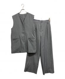 Ameri（アメリ）の古着「OTONA MUSE LONG VEST WITH PANTS」｜グレー
