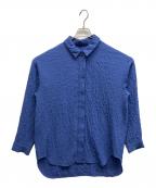 Ameriアメリ）の古着「SHRINK FLOWER SHIRT」｜ネイビー
