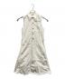 MM6 Maison Margiela（エムエムシックスメゾンマルジェラ）の古着「デニムシャツワンピース」｜ホワイト