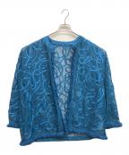 Ameriアメリ）の古着「MEDI TAPE EMBROIDERY MESH JACKET」｜ネイビー