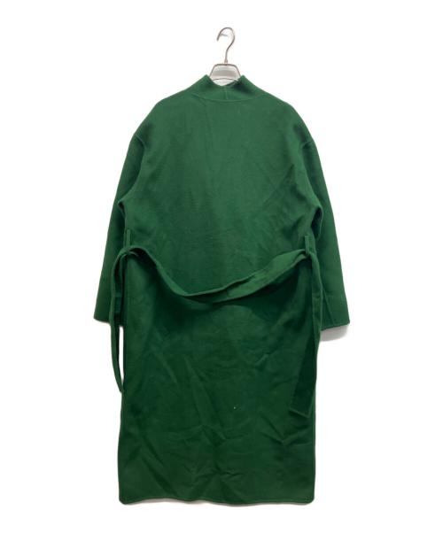 Ameri（アメリ）AMERI (アメリ) STAND COLLAR SCARF COAT グリーン サイズ:Sの古着・服飾アイテム