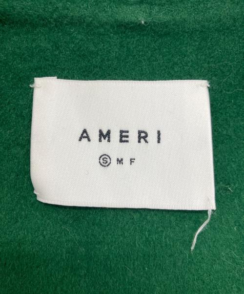 Ameri（アメリ）AMERI (アメリ) STAND COLLAR SCARF COAT グリーン サイズ:Sの古着・服飾アイテム