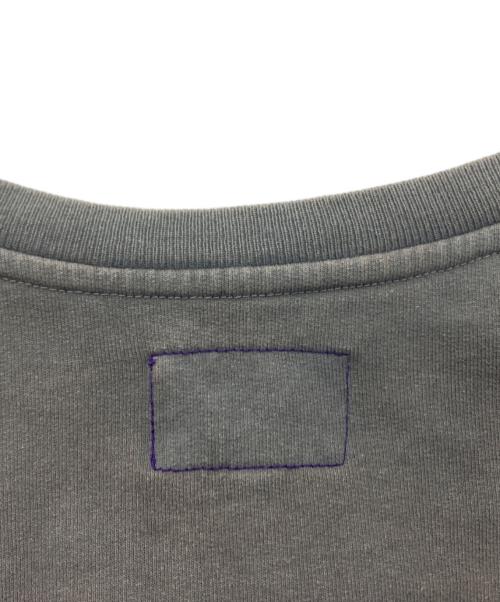 THE NORTHFACE PURPLELABEL（ザ・ノースフェイス パープルレーベル）THE NORTHFACE PURPLELABEL (ザ・ノースフェイス パープルレーベル) 10oz Mountain Crew Neck Sweat グレー サイズ:Lの古着・服飾アイテム