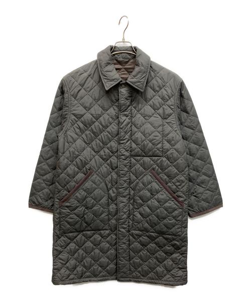 green label relaxing（グリーンレーベルリラクシング）green label relaxing (グリーンレーベルリラクシング) BIWATEXキルティングコート グレー サイズ:Sの古着・服飾アイテム