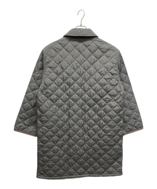 green label relaxing（グリーンレーベルリラクシング）green label relaxing (グリーンレーベルリラクシング) BIWATEXキルティングコート グレー サイズ:Sの古着・服飾アイテム
