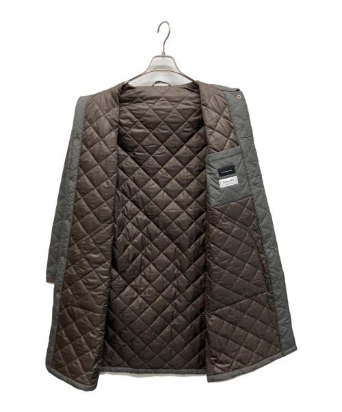 green label relaxing（グリーンレーベルリラクシング）green label relaxing (グリーンレーベルリラクシング) BIWATEXキルティングコート グレー サイズ:Sの古着・服飾アイテム