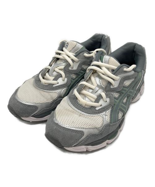 asics（アシックス）asics (アシックス) GEL-NYC グレー×グリーン サイズ:25㎝の古着・服飾アイテム