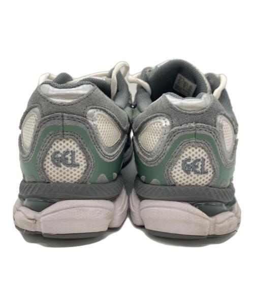 asics（アシックス）asics (アシックス) GEL-NYC グレー×グリーン サイズ:25㎝の古着・服飾アイテム