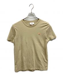 maison kitsune（メゾンキツネ）の古着「ベイビー フォックス レギュラー Tシャツ」｜ベージュ