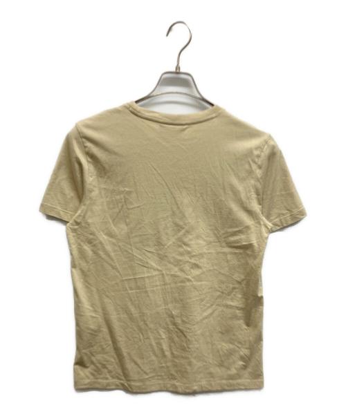 maison kitsune（メゾンキツネ）MAISON KITSUNE (メゾンキツネ) ベイビー フォックス レギュラー Tシャツ ベージュ サイズ:Sの古着・服飾アイテム