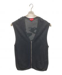 SUPREME（シュプリーム）の古着「23SS Dragon Zip Up Sweater Vest」｜ブラック