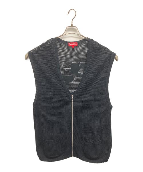 SUPREME（シュプリーム）Supreme (シュプリーム) 23SS Dragon Zip Up Sweater Vest ブラック サイズ:Lの古着・服飾アイテム