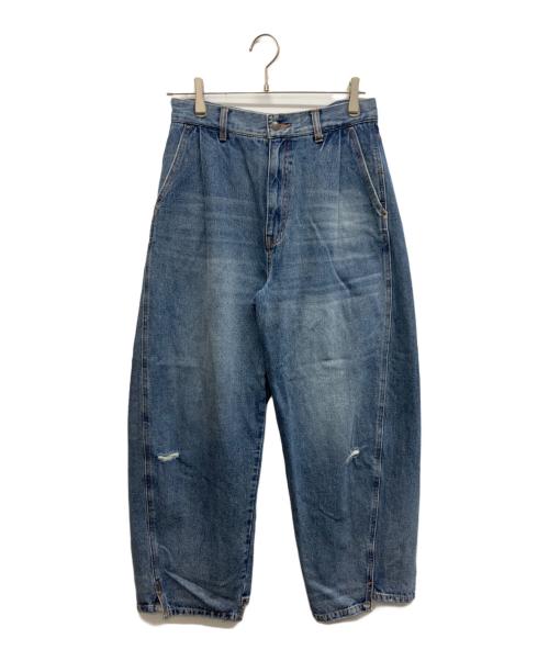 YENN（イエン）YENN (イエン) CURVED SEAM DENIM PT サイズ:Mの古着・服飾アイテム