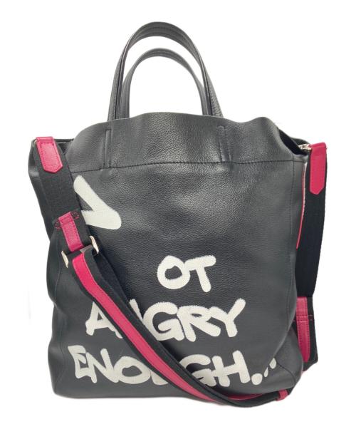 intoxic.（イントキシック）intoxic. (イントキシック) resonates mad tote ブラックの古着・服飾アイテム