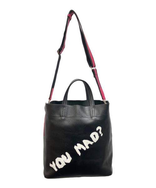 intoxic.（イントキシック）intoxic. (イントキシック) resonates mad tote ブラックの古着・服飾アイテム