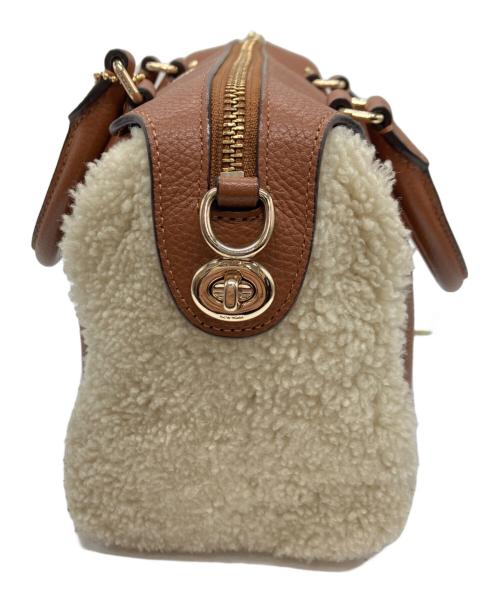 COACH（コーチ）COACH (コーチ) シアリング ミックス 2WAYバッグ ブラウンの古着・服飾アイテム