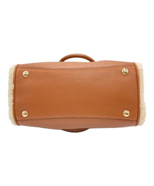 COACH（コーチ）COACH (コーチ) シアリング ミックス 2WAYバッグ ブラウンの古着・服飾アイテム