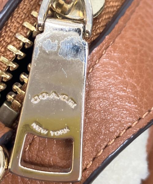 COACH（コーチ）COACH (コーチ) シアリング ミックス 2WAYバッグ ブラウンの古着・服飾アイテム