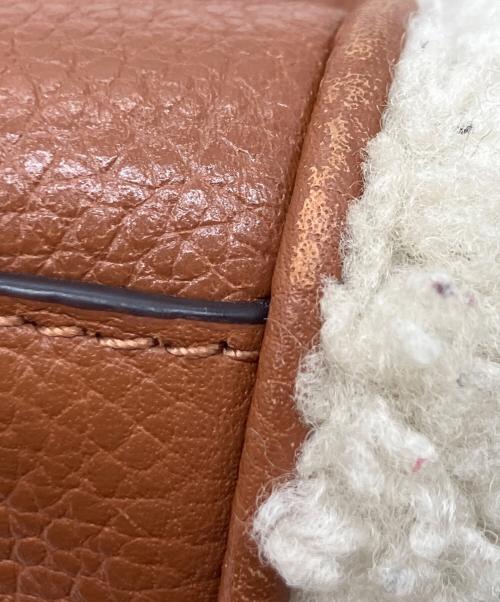 COACH（コーチ）COACH (コーチ) シアリング ミックス 2WAYバッグ ブラウンの古着・服飾アイテム