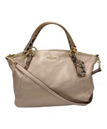 COACH（コーチ）の古着「2WAYバッグ」｜ピンク