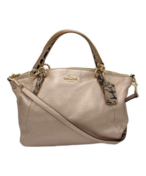 COACH（コーチ）COACH (コーチ) 2WAYバッグ ピンクの古着・服飾アイテム