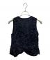 ROBE DE CHAMBRE COMME DES GARCONS (ローブドシャンブル コムデギャルソン) ベロアノースリーブカットソー ネイビー サイズ:M：8000円