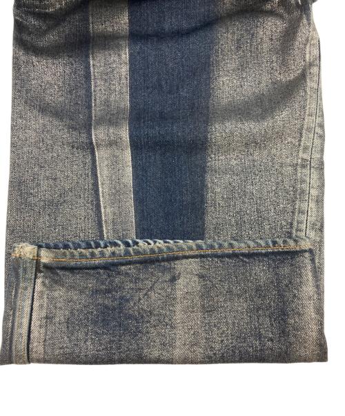 SUBLATIONS（サブレーションズ）SUBLATIONS (サブレーションズ) 2TUCK WIDE DENIM PANTS ブルー サイズ:2の古着・服飾アイテム